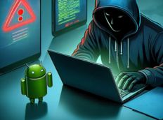 Ein Hacker greift Android-Handys an