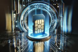 Wollt ihr euch bei o2 einen Tarif zulegen, sind unsere Infos sehr hilfreich für euch. Eine SIM-Karte vor einem Portal