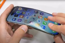 iPhone Air: Mit bloßen Händen lässt es sich nicht so verbiegen Das iPhone Air im Biegetest