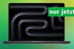 Aktuell bekommt ihr das MacBook Pro (M3 Pro) deutlich günstiger MacBook Pro M3 Pro Deal-Header