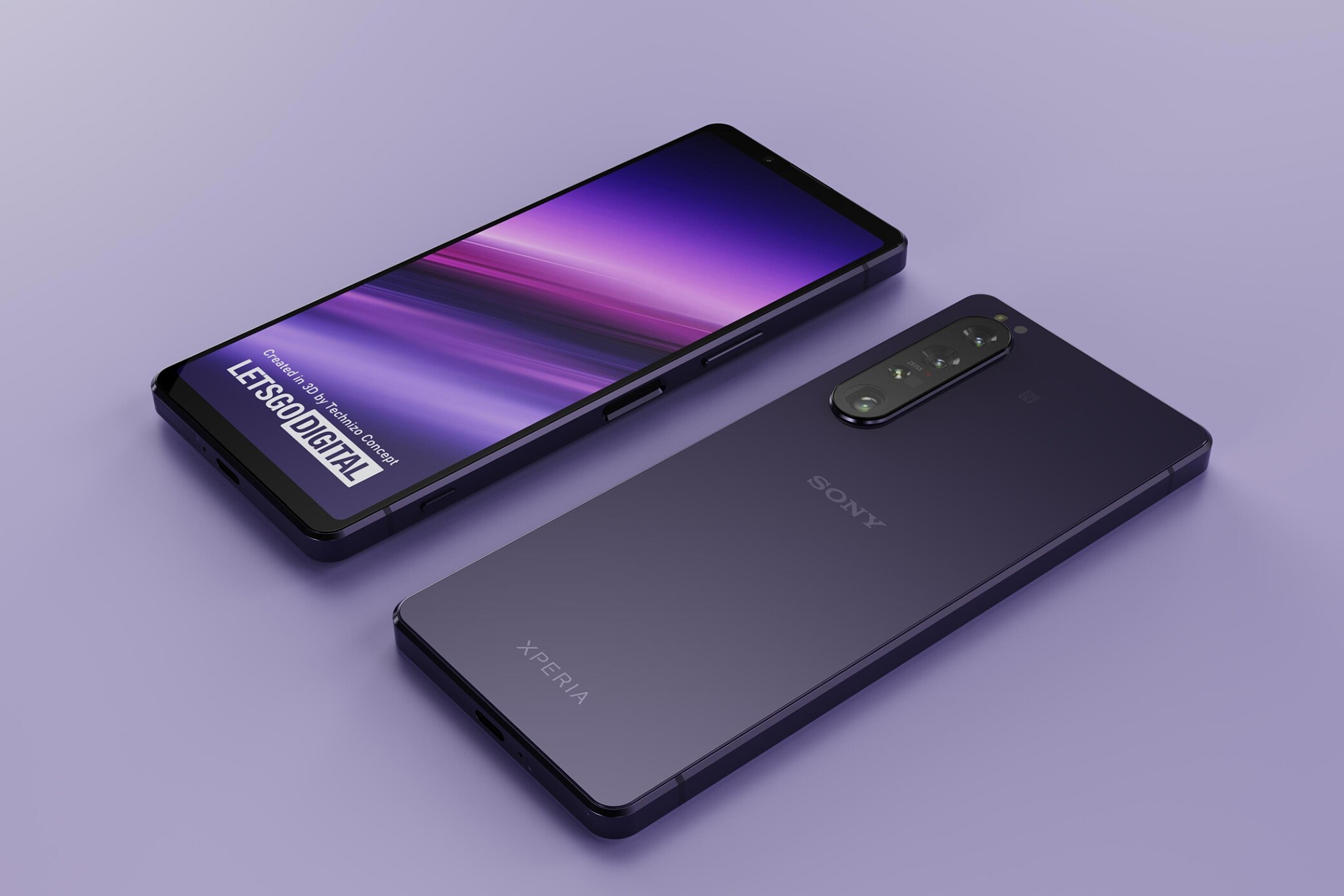 Render des Sony Xperia 1 IV