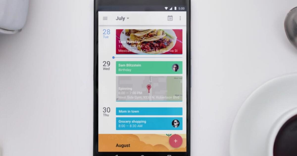 Android Lollipop-Kalender-App kommt auch für das iPhone - CURVED.de