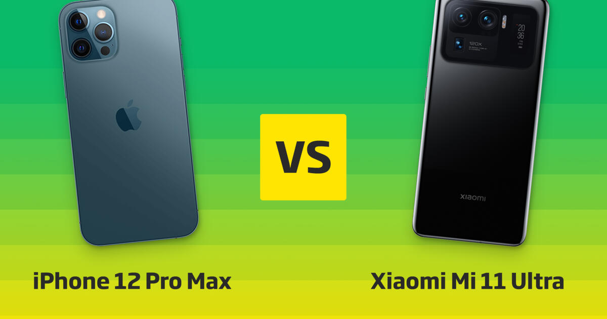 iPhone 12 Pro Max vs. Xiaomi Mi 11 Ultra Der Vergleich ⊂