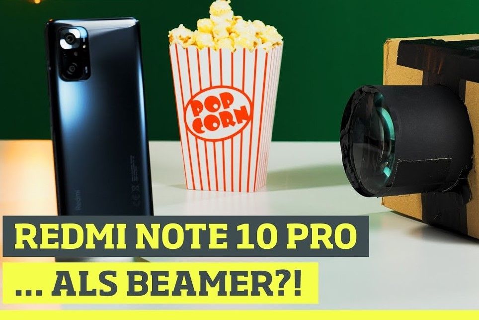 Redmi Note 10 Pro YouTube Beamer-Bau Redmi Note 10 Pro YouTube Beamer-Bau