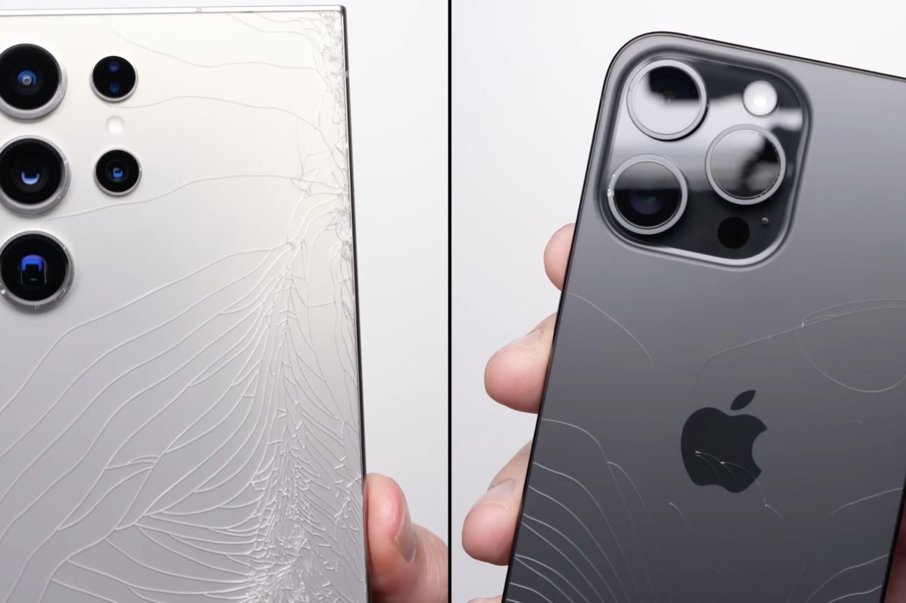 iphone-samsung-drop-test Drop Test Galaxy S24 Ultra und iPhone 15 Pro Max